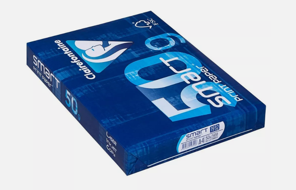 2500 X Clairefontaine Kopierpapier Smart Print DIN A4 50 g/qm 2500 Blatt