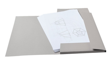 folia 10er-Pack Zeichenmappe A3 avec Verschlusssband