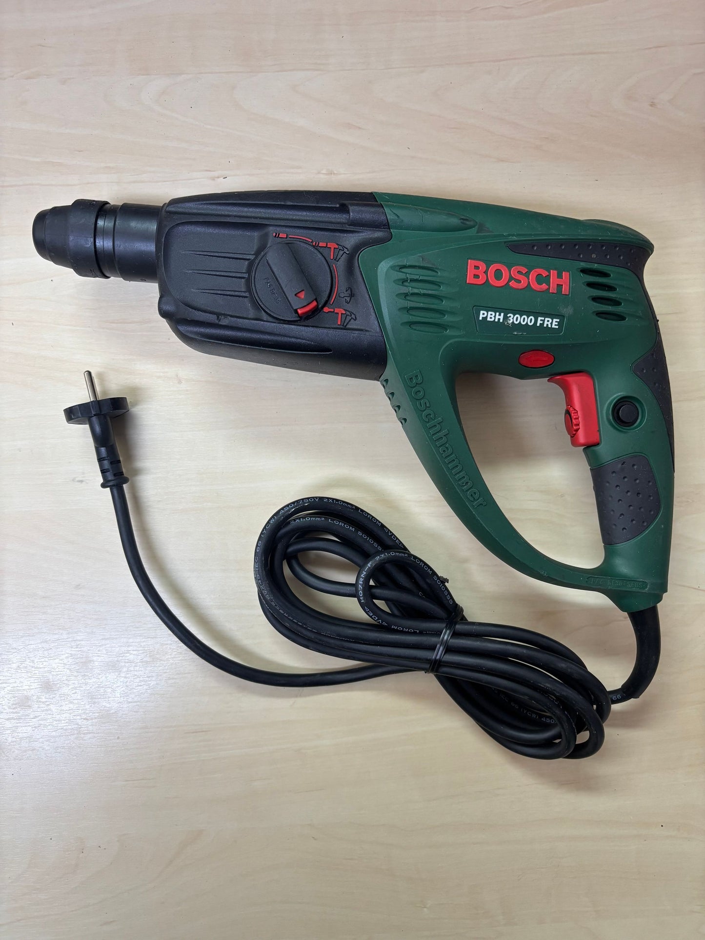 Bosch Home and Garden PBH 3000 FRE Bohrhammer 750 Watt SDS ohne Koffer und Erstazteile GEBRAUCH FUNKTIONAL