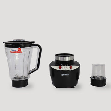 HOFFMANS HM-2073 Standmixer 1.5 L 800W inklusive Kaffeemühle 2 Geschwindigkeiten, 4 Edelstahlklingen 2 in 1