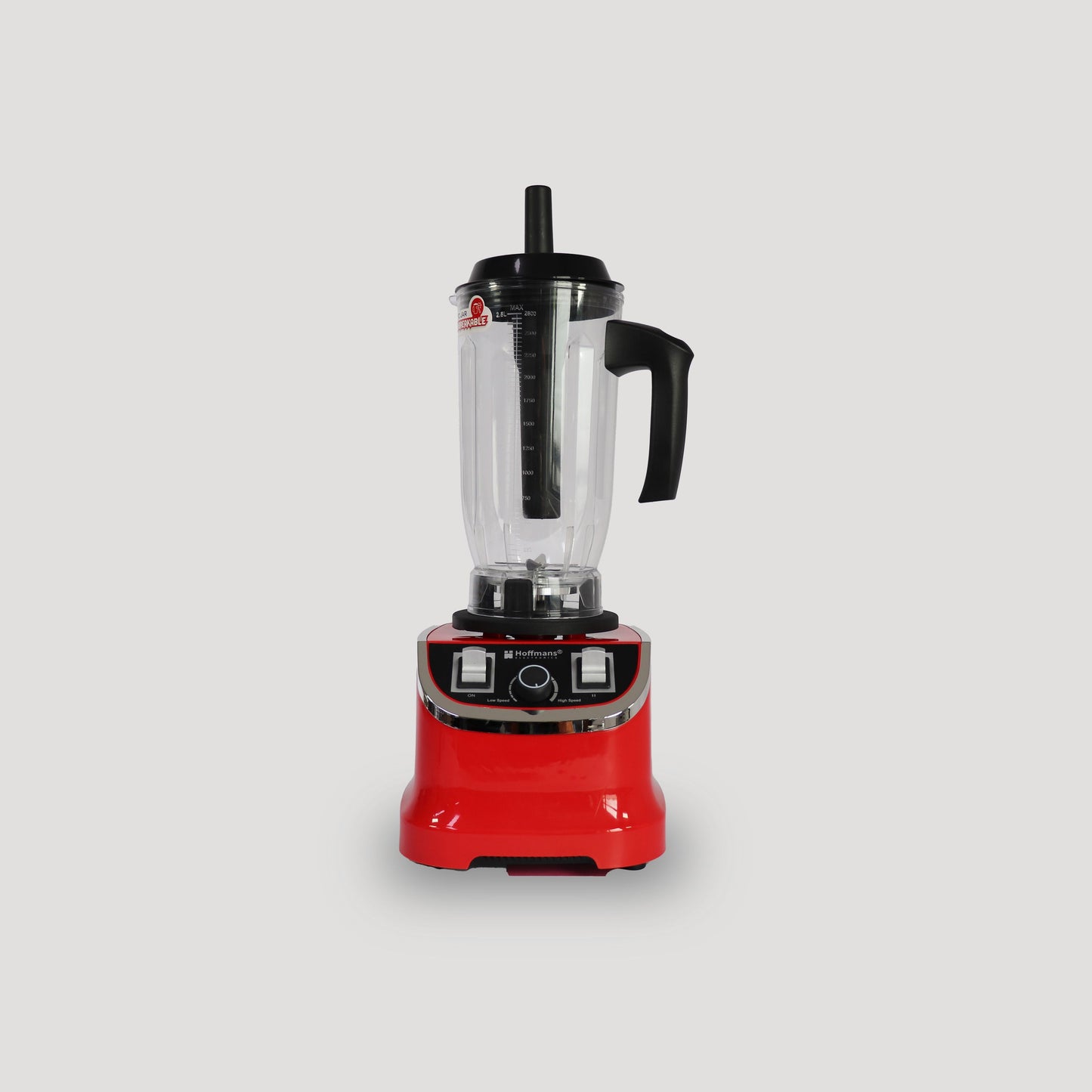 HOFFMANS HM-2081 Küchenmaschine multifunktional 9000W 2.8 L Standmixer inklusive Kaffeemühle Rot