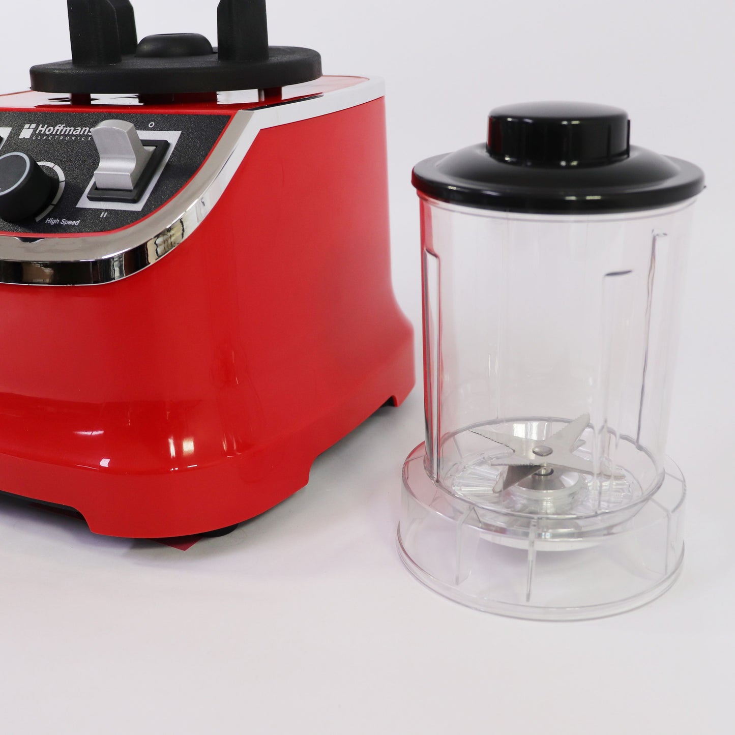HOFFMANS HM-2081 Küchenmaschine multifunktional 9000W 2.8 L Standmixer inklusive Kaffeemühle Rot