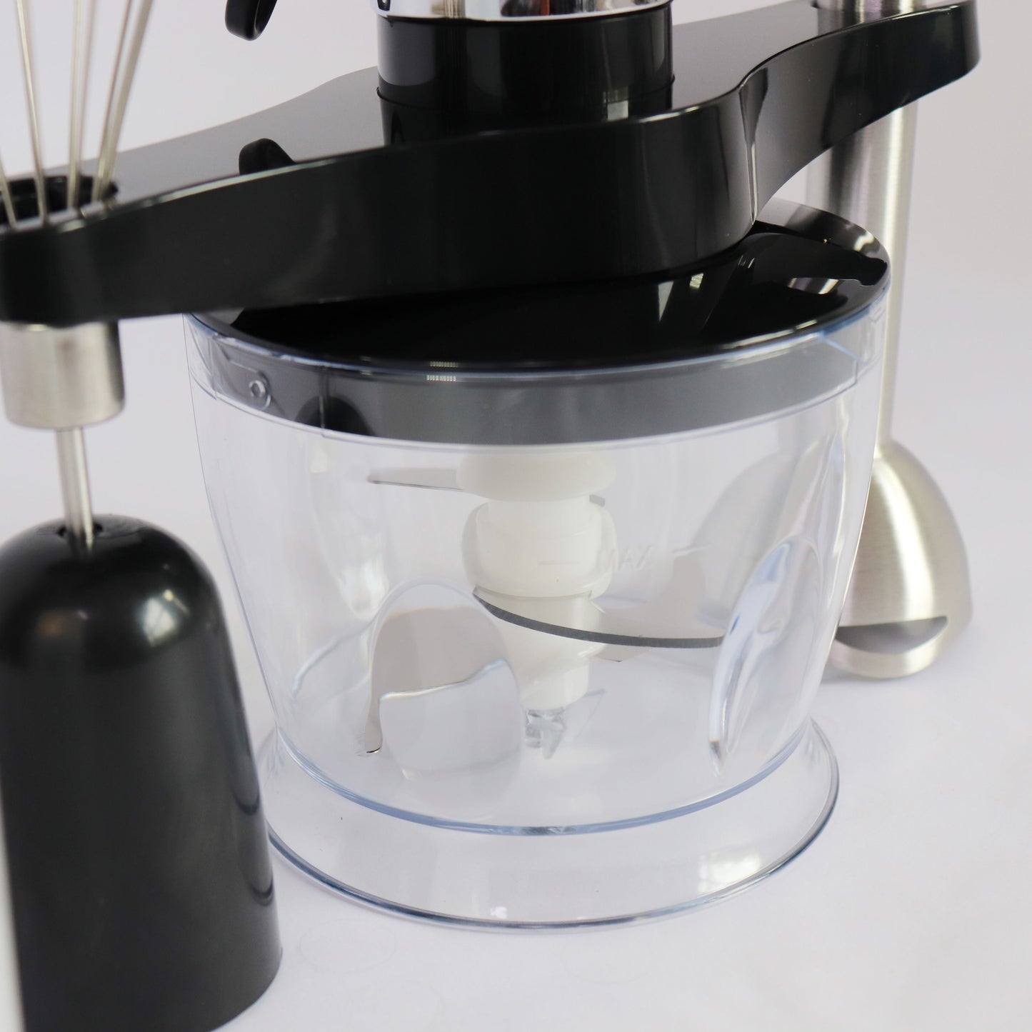 HOFFMANS HM-8029 Stabmixer Set 5 in 1 1000W Multifunktional Handmixer Pürierstab Schneebesenl Blender