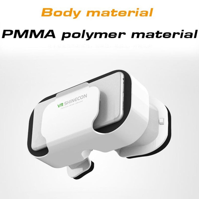 Virtual-Reality-Headset mit 3D-Brille, Virtual-Reality-Headset für Virtual-Reality-Spiele und 3D-Filme