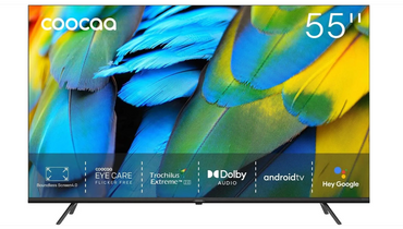 Coocaa 55S5G Smart TV Fernseher 55 Zoll Android TV 4K UHD Direct LED Triple Tune