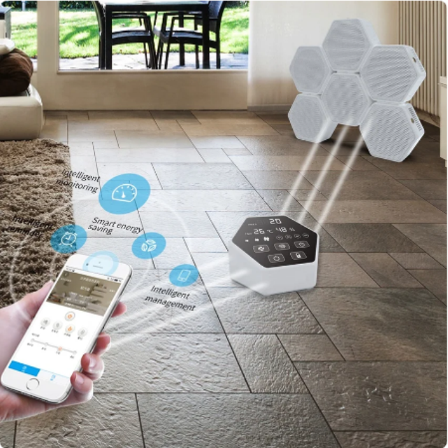 Mini purificateur d'air de bureau, purificateur d'air, DIY, modulaire, plus lent, plus intelligent, petit