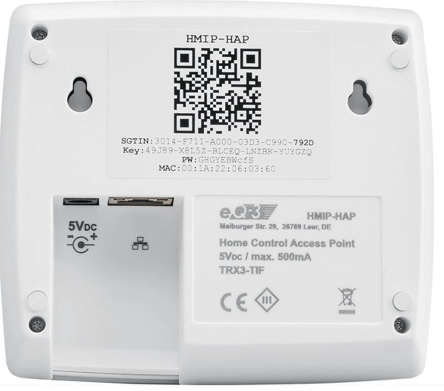 Homematic IP Home Control Access Point HMIP-HAP Smart Home Zentrale