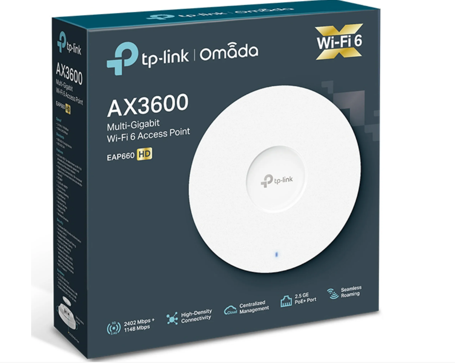 Tp-Link Eap660 Hd – 2,4 GHz/1148 Mbit/s – 5 GHz/2402 Mbit/s