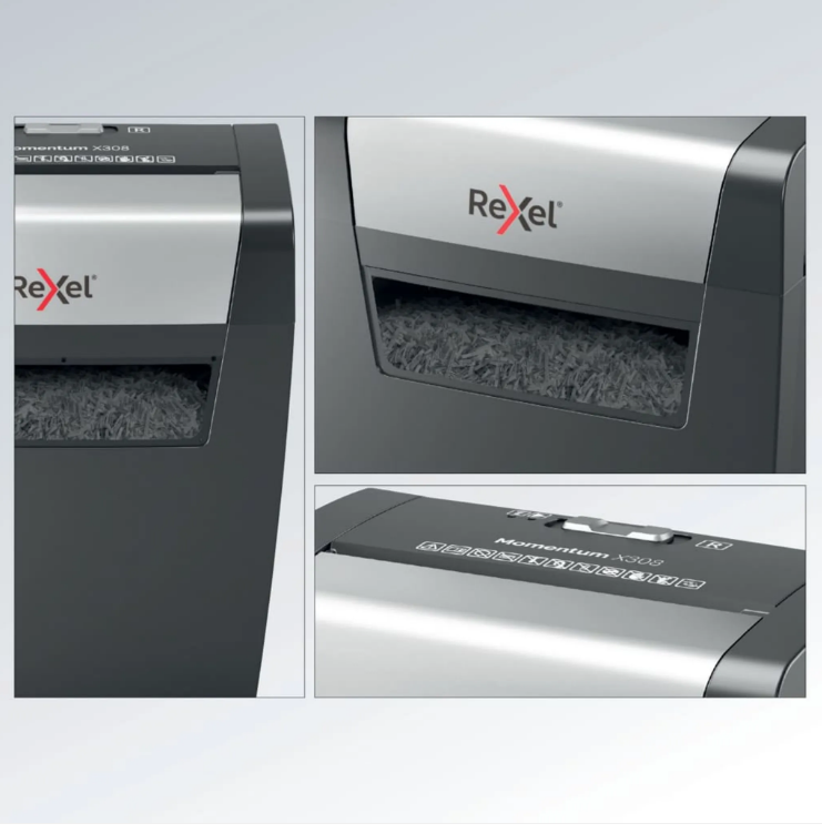 Rexel Aktenvernichter Momentum X308 Partikel 5 x 42 mm