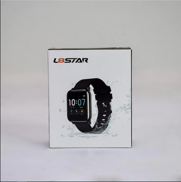L8Star Smartwatch Schwarz