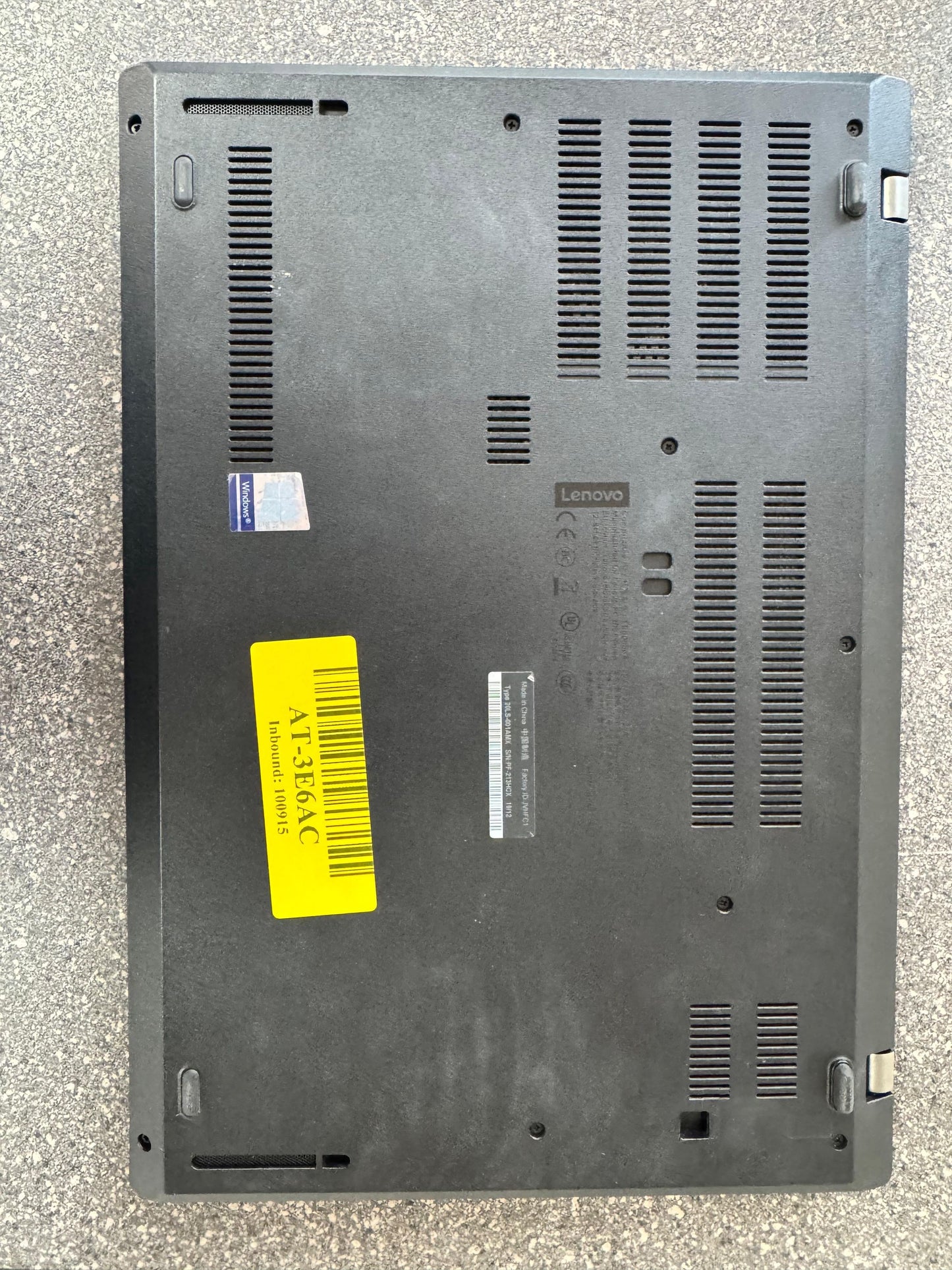 Lenovo Thinkpad L480 Intel(R) Core(TM) i5-8250U CPU @ 1.60GHz 1600 MHz 65W Lenovo Charger