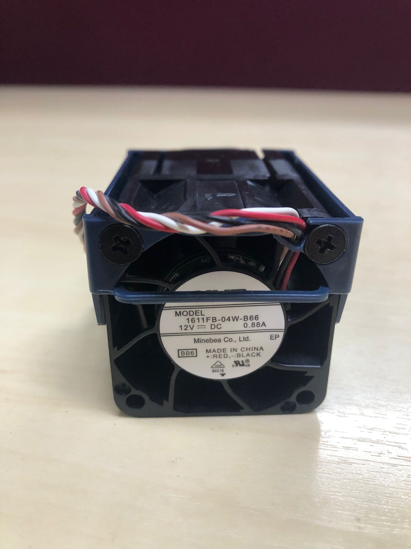 2 X NMB 1611FB-04W-B66 4028 4CM 12V 0,88A 4-Draht Doppelkugellüfter