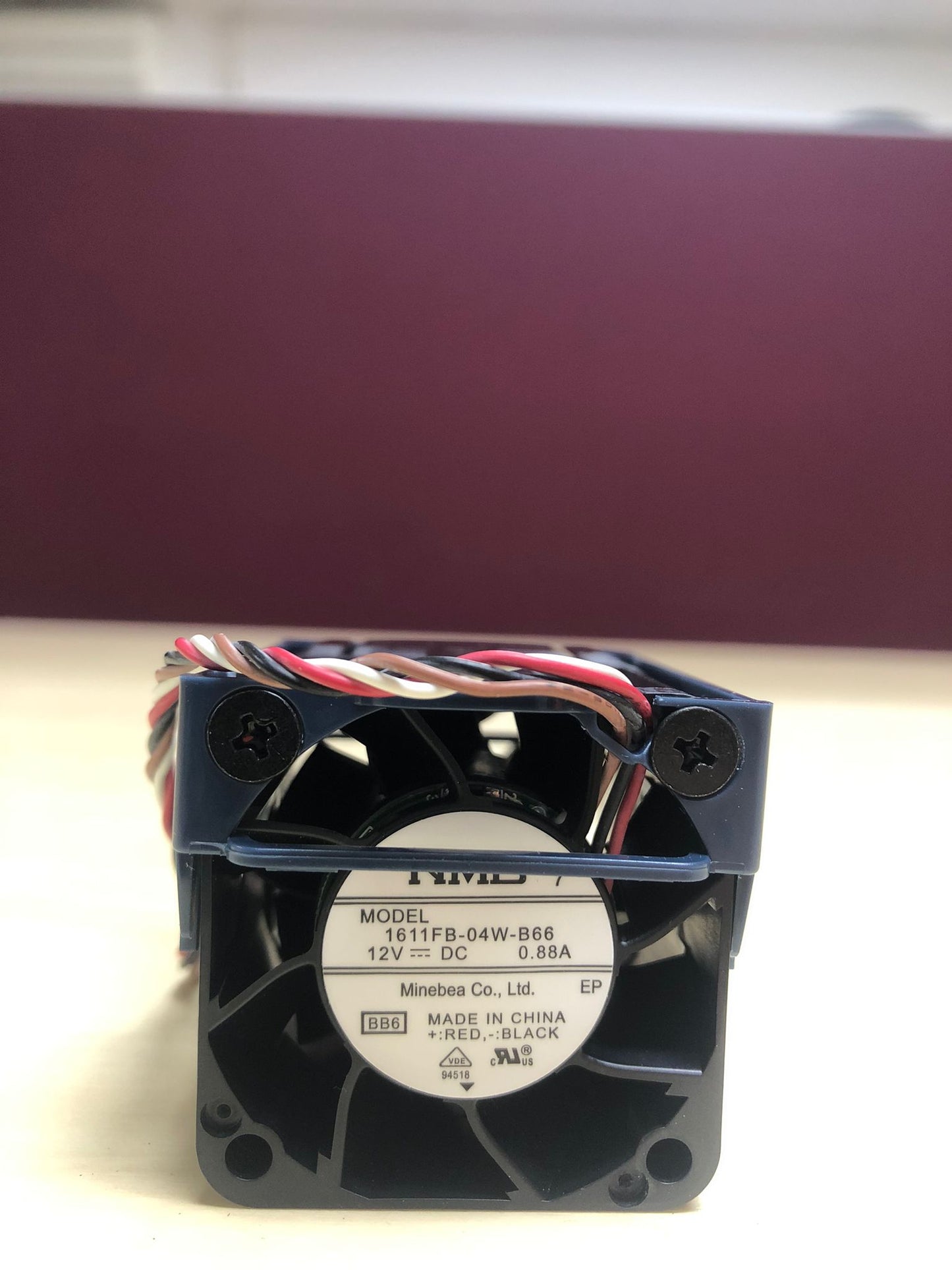 2 X NMB 1611FB-04W-B66 4028 4CM 12V 0,88A 4-Draht Doppelkugellüfter