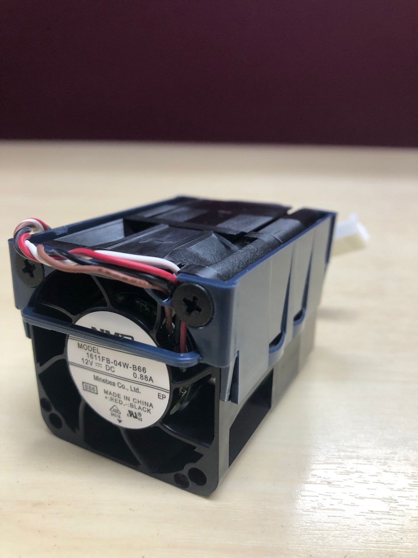 2 X NMB 1611FB-04W-B66 4028 4CM 12V 0,88A 4-Draht Doppelkugellüfter