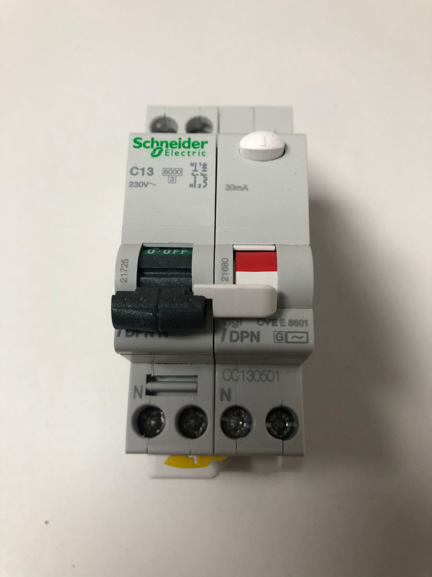 Interrupteur Schneider Electric FI/LS iDPN N Vigi 1P+N, 13A