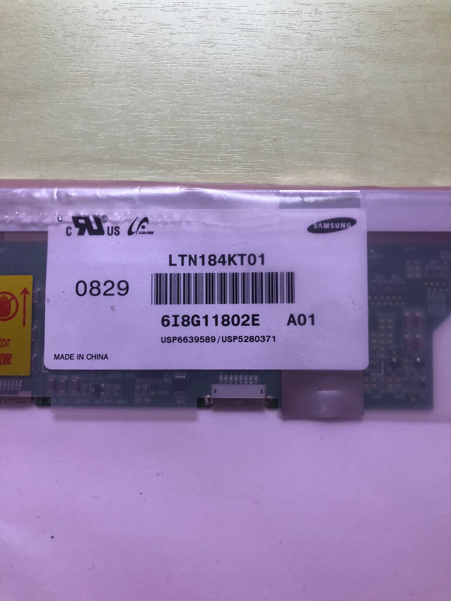 Écran LCD brillant Samsung LTN184KT01-F01 FHD 18,4"