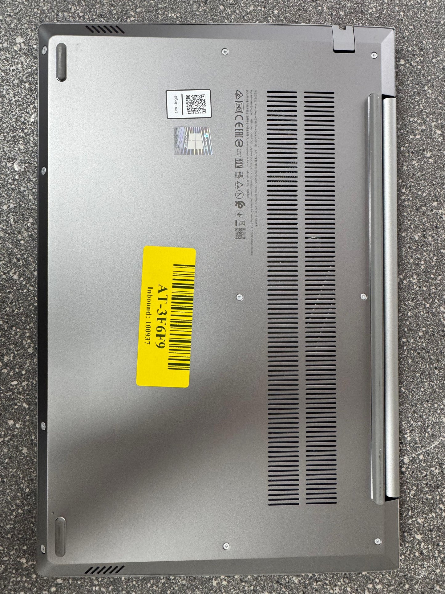 Lenovo Thinkbook 14 G2ITL 11th Gen Intel(R) Core(TM) i5-1135G7 @ 2.40GHz 1400 MHz 8GB RAM 256 SSD