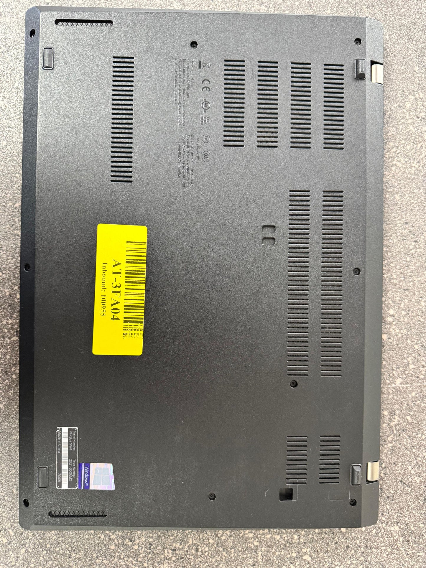 Lenovo Thinkpad L14 Intel(R) Core(TM) i5-10210U CPU @ 1.60GHz 1600 MHz 8Gb Ram 256