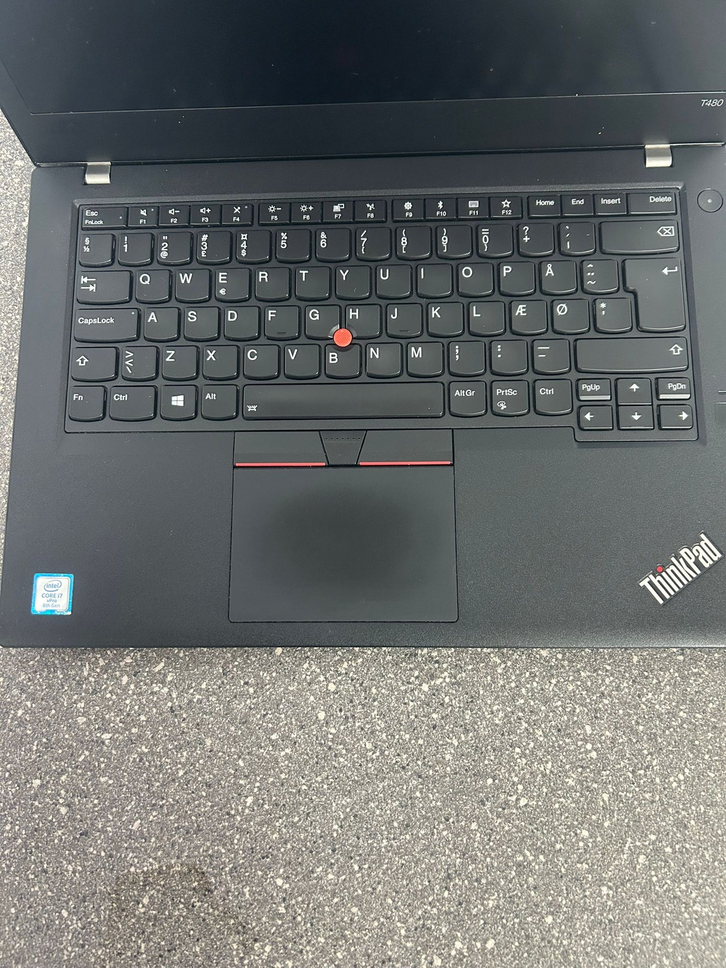 Lenovo Thinkpad T580 Intel Core 14'' 16GB 512G i7-8650U CPU @ 1.90GHz 1800 MHz