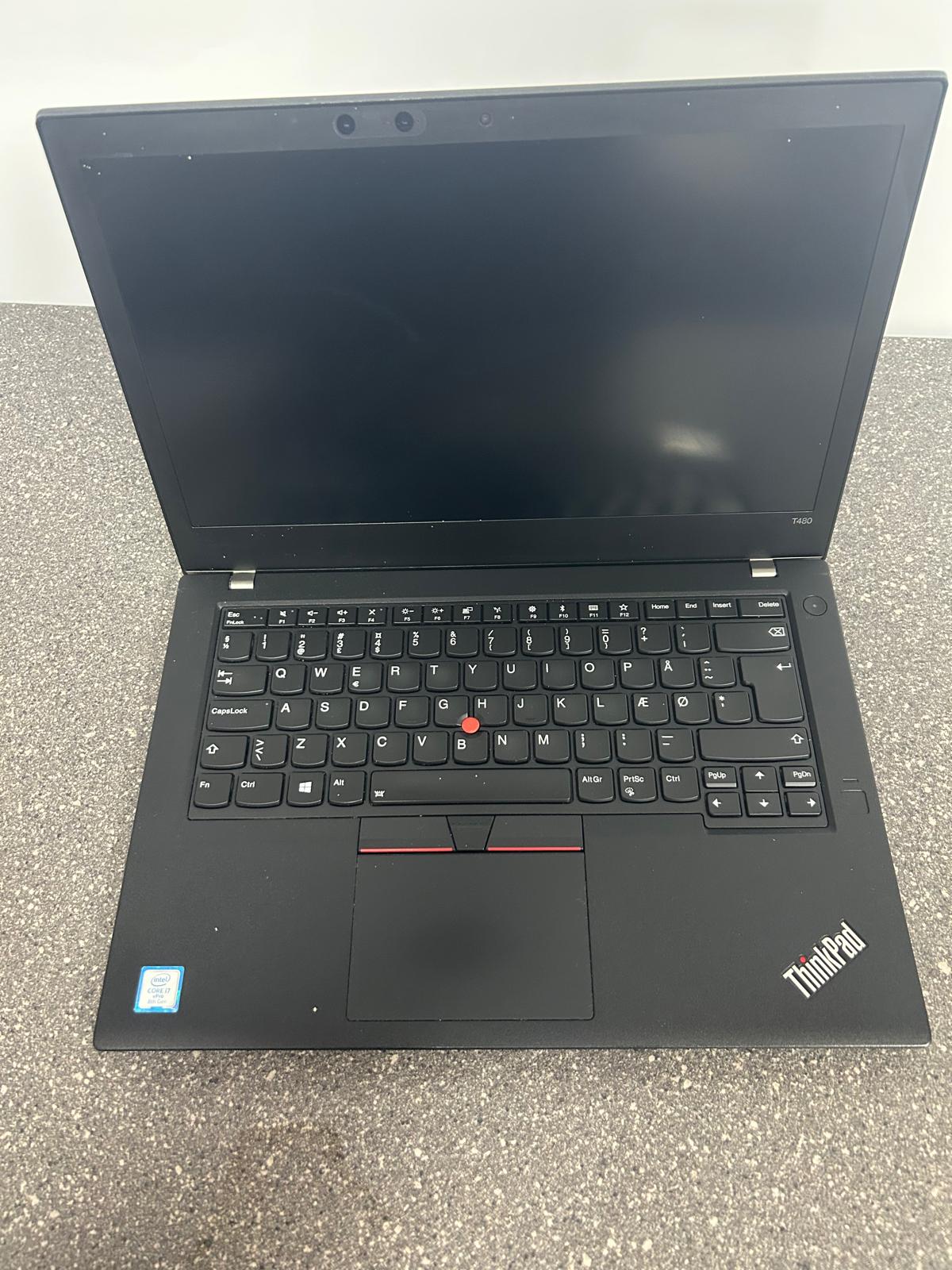 Lenovo Thinkpad T480 Intel Core 14'' 16GB 512G i7-8650U CPU @ 1.90GHz 1800 MHz