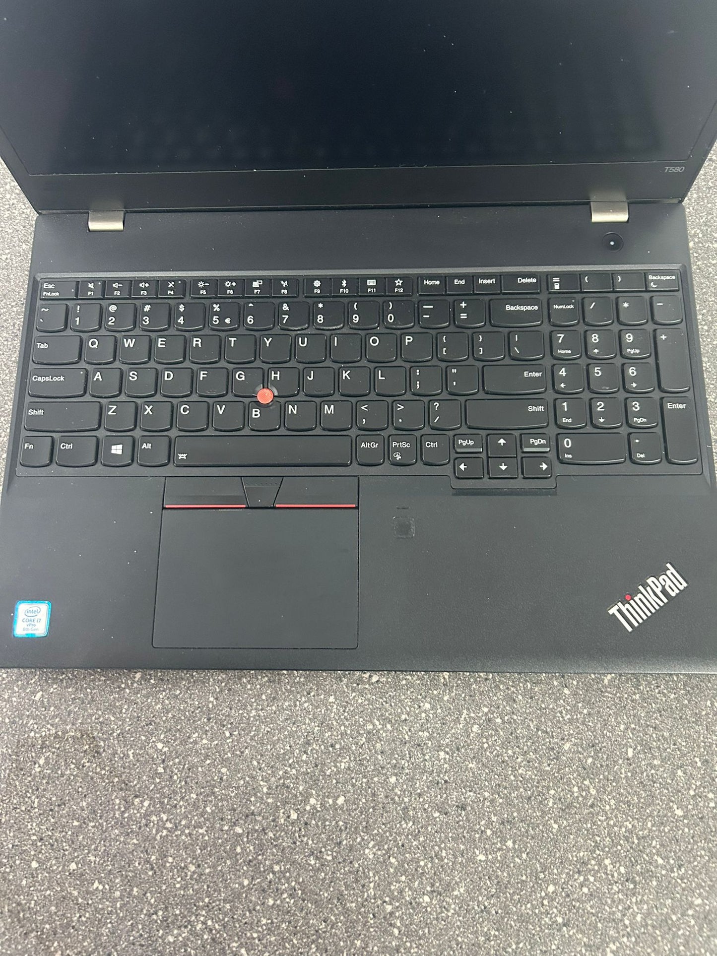Lenovo Thinkpad T580 Intel Core 15'' 32GB 512G i7-8650U CPU @ 1.90GHz 1800 MHz