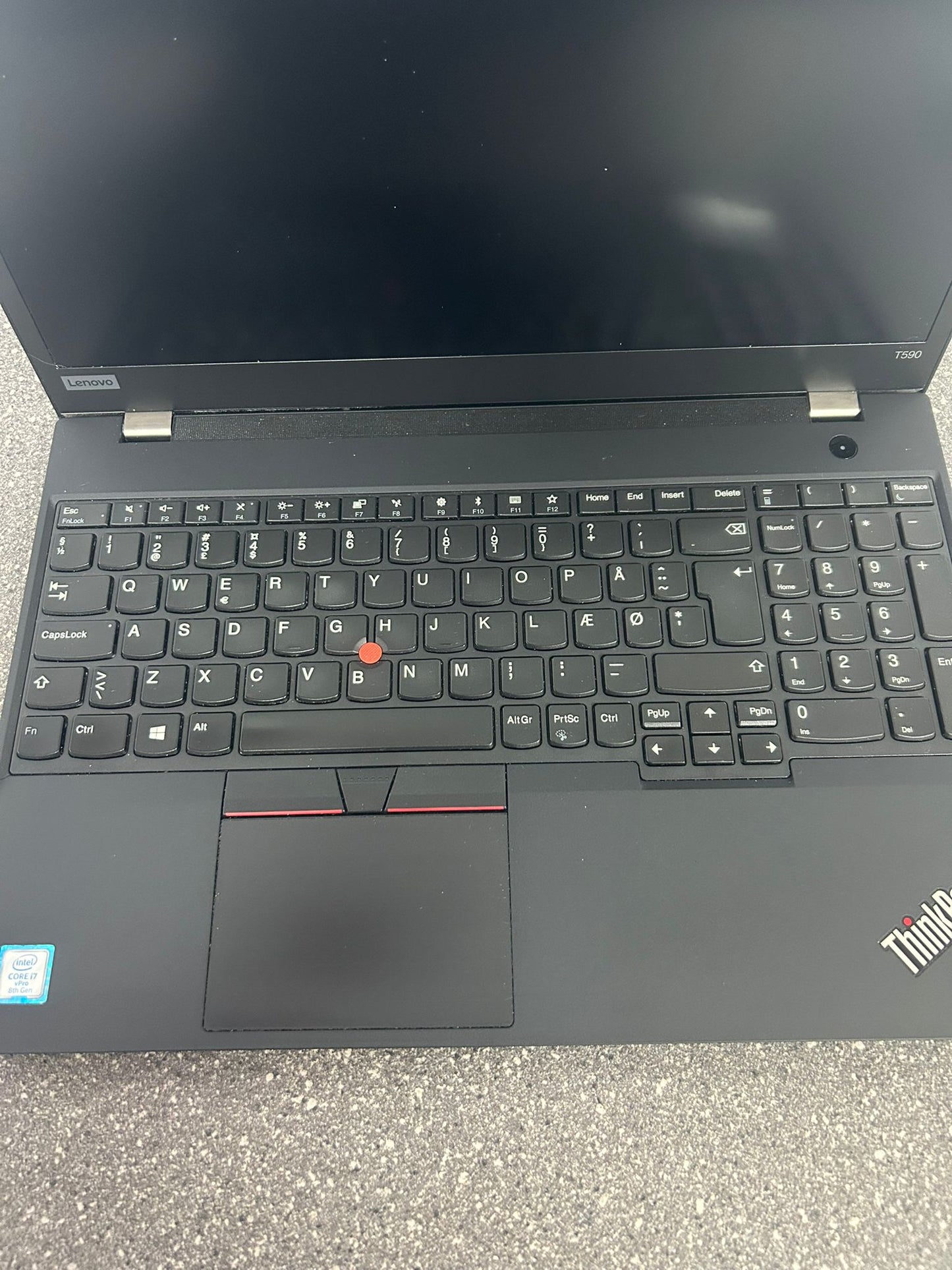 Lenovo Thinkpad T590 Intel Core 15.6'' 16GB 500G i7-8665U CPU @ 1.90GHz 1800 MHz