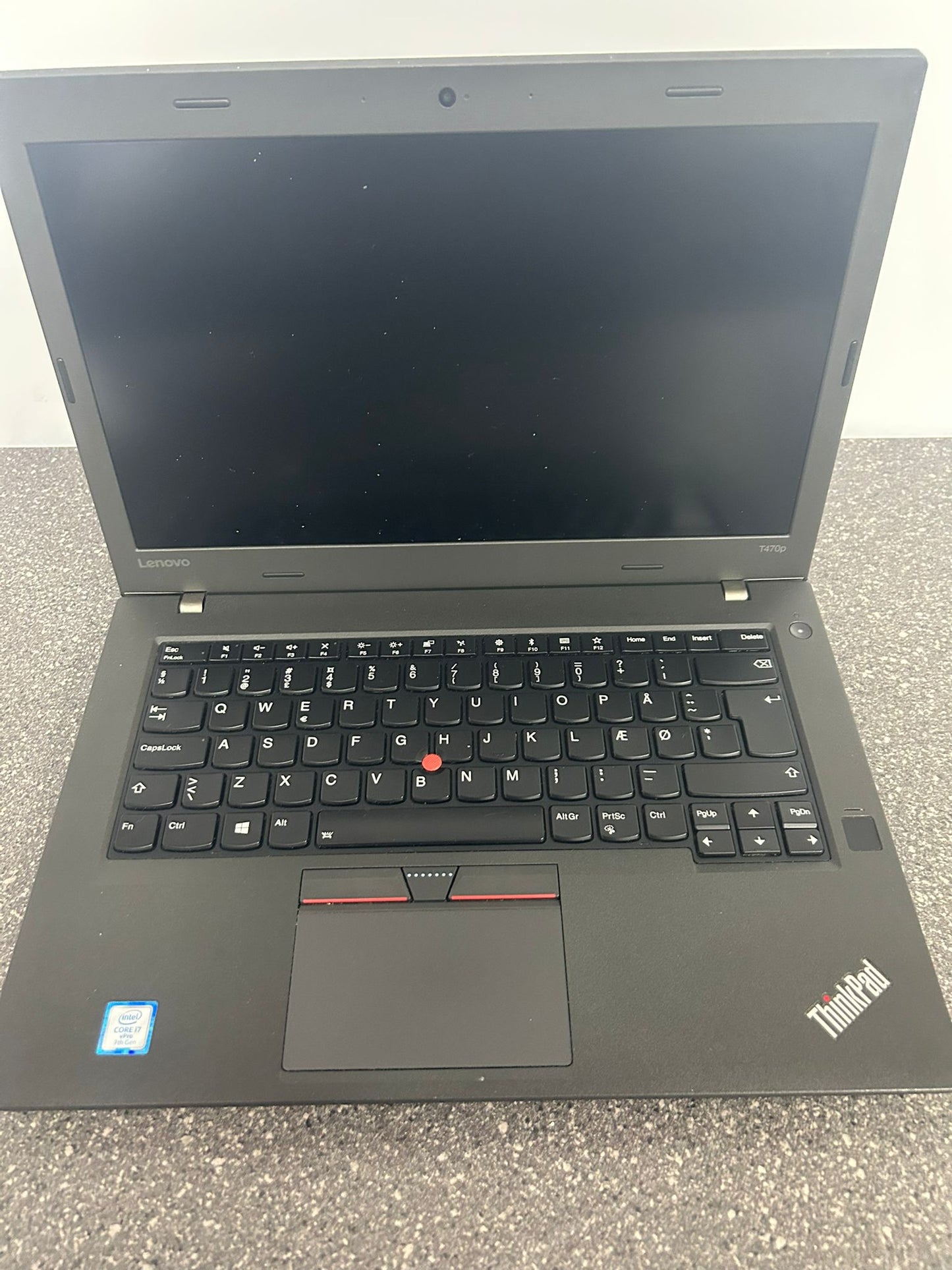 Lenovo Thinkpad T470p Intel Core 14'' 16GB 500G i7-7820HQ CPU @ 1.90GHz 1800 MHz