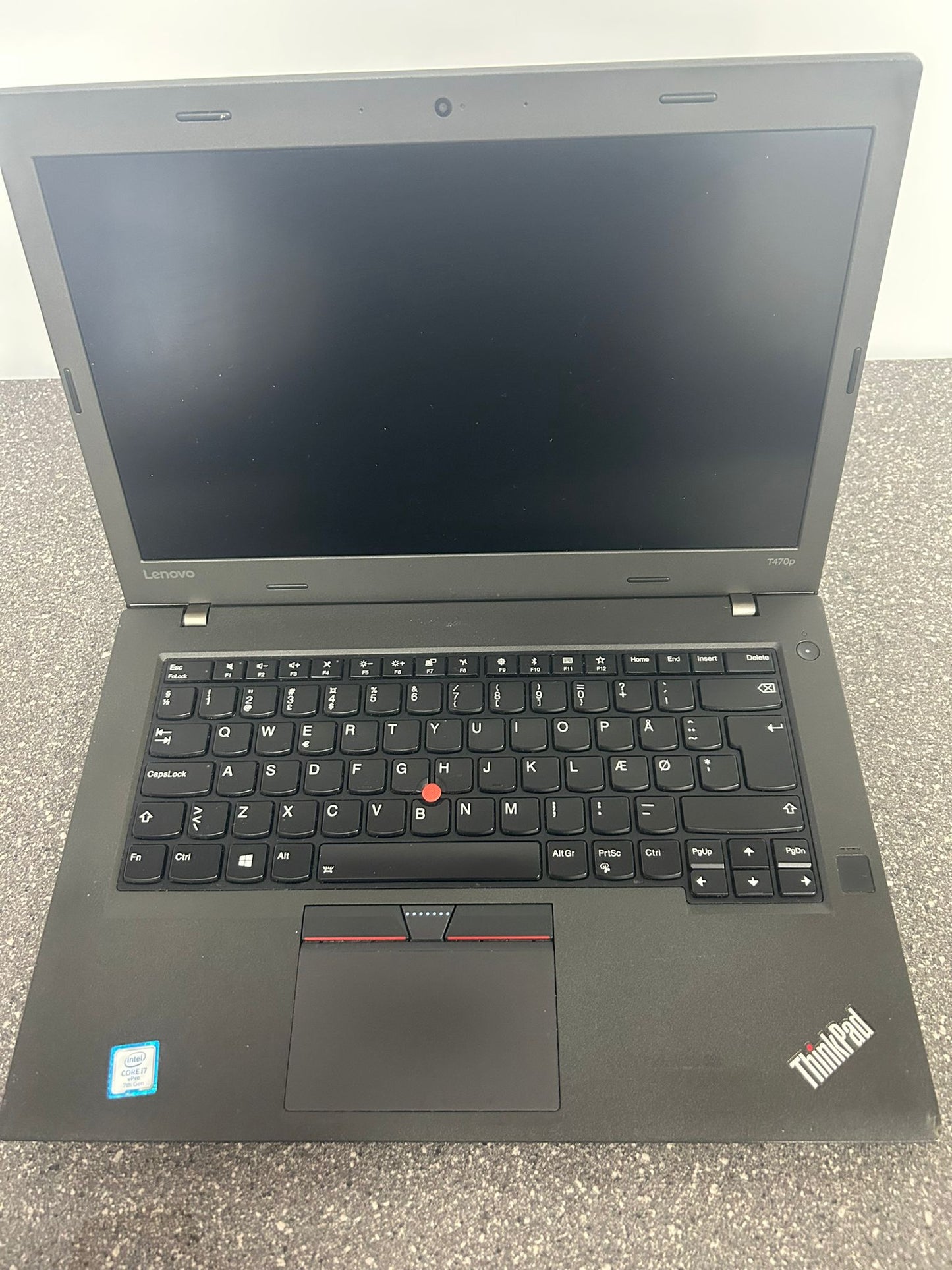 Lenovo Thinkpad T470p Intel Core 14'' 16GB 500G i7-7820HQ CPU @ 1.90GHz 1800 MHz