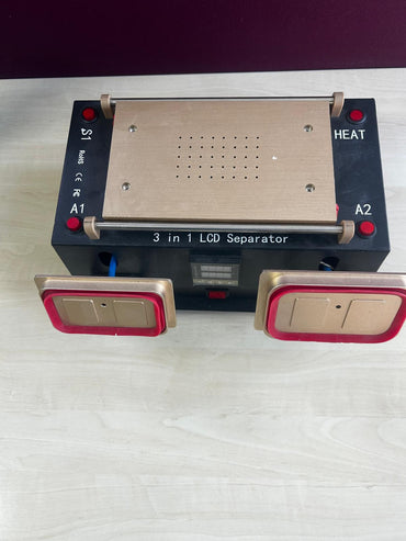 3-in-1-Vakuumabscheider mit Mittelrahmen, LCD-Bildschirm und integrierter Vakuumpumpe