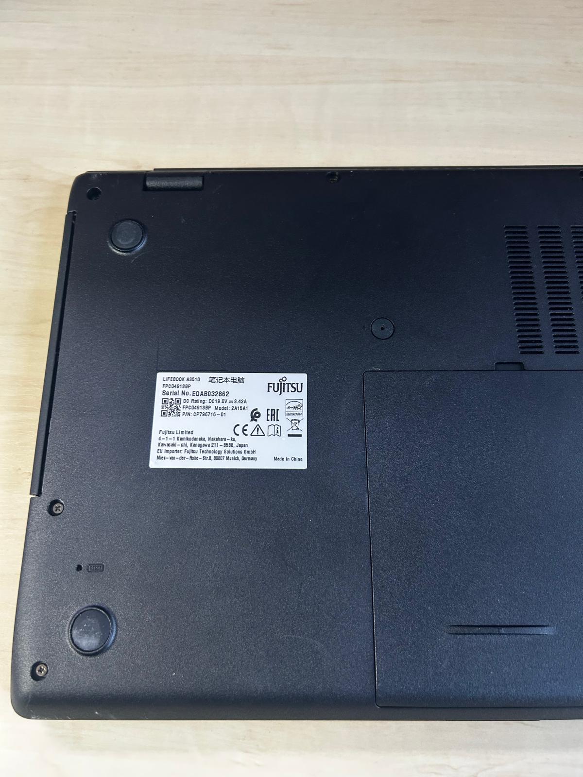 Fujitsu Lifebook A3510 15" Intel i3-1005G1 DVD 8GB 256GB