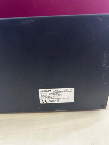 Voltcraft LSP-1403 Labornetzgerät, 0-36 V/DC, 0-5A, 80W, Slimline (7325)