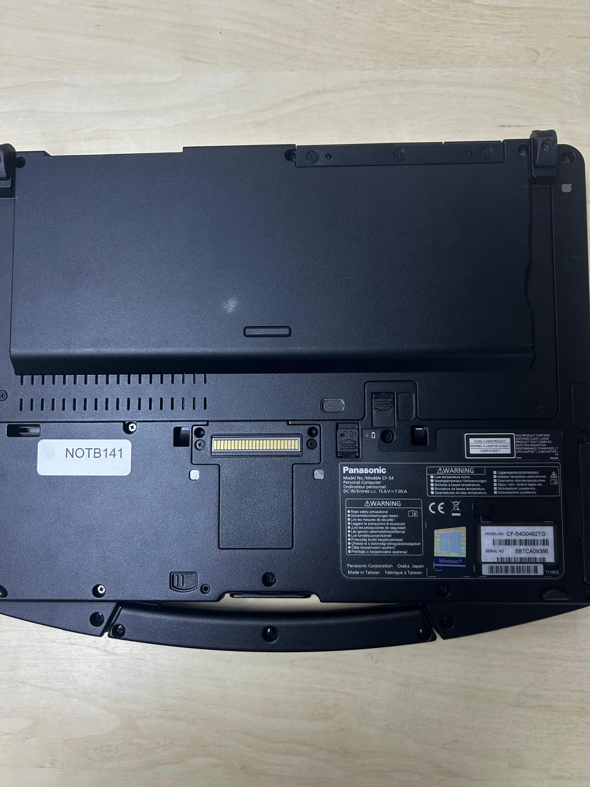 Panasonic Toughbook CF-54 2.60GHz i5-7300U Intel® Core™ i5 7th Generation 14" 1366 x 768Pixel Schwarz, Silber Notebook