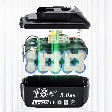 AKKOPOWER 18V 5000mAh Akku Kompatibel mit BL1850 BL1860B BL1855 BL1840 BL1830...