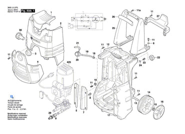 BOSCH Elektromotor für GHP 6-14 - F016F04337
