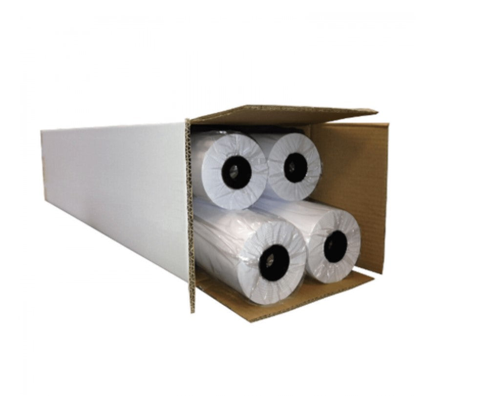 4 x Plotterpapier 80g/m², 610mm x 90m 4 rollen