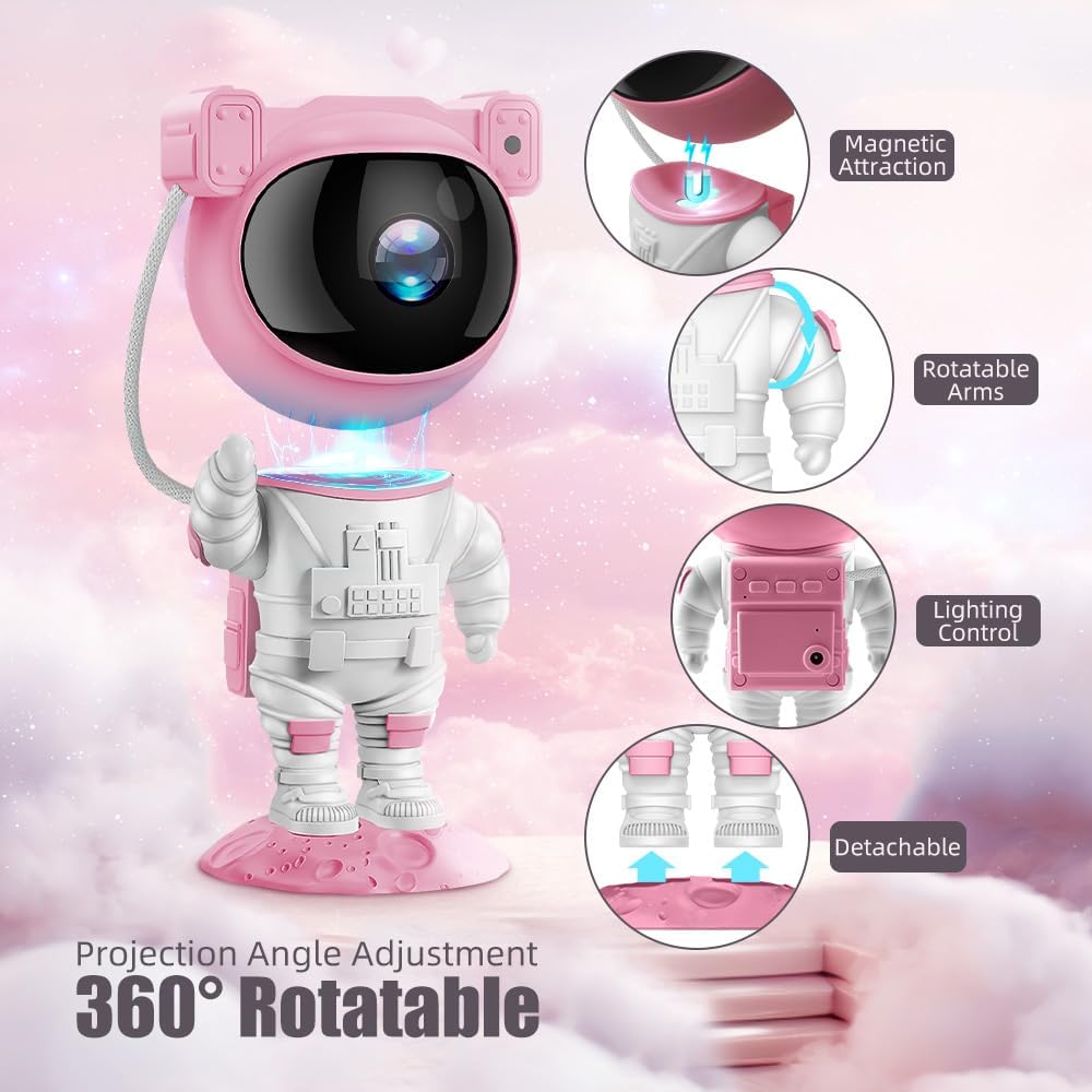 Acegamer LED Astronaut Galaxie Projektor Nachtlicht