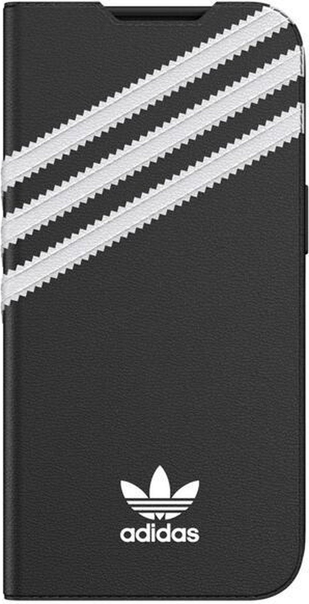 Adidas Handyhülle Book Case für Apple iPhone 13 Weiß/Schwarz
