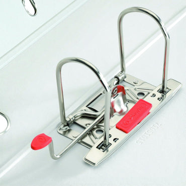 10 X Herlitz Ordner maX.file nature plus, Spezialpapierbezug, Kantenschutz, standfest, A4 8 cm, rot