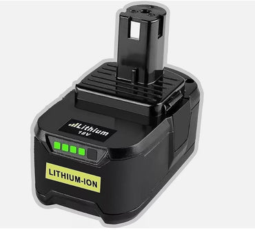 Lot de 2 batteries 7,0 Ah 18 V pour RYOBI P108 ONE+, Li-ion, pour Ryobi P104, P102, RB18L50, RB18L40, RB18L25, BPL-1815, BPL-1820G, BPL18151, BPL1820, P104, P105, P107, avec écran LED
