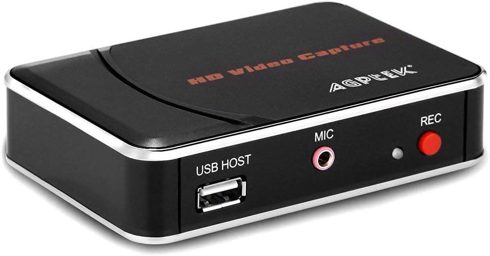 AGPTEK HD Game Capture 1080P HDMI Videorekorder Sprachaufnahme