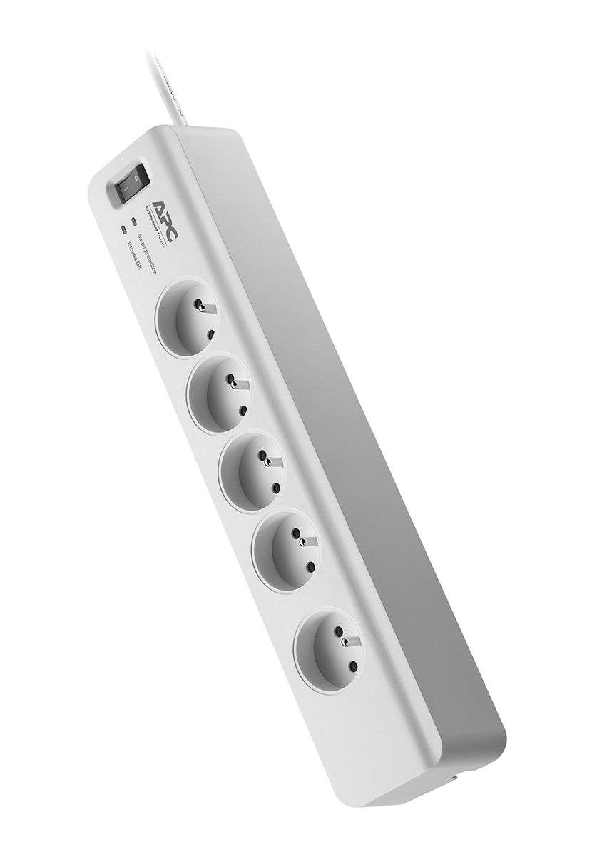 APC Essential SurgeArrest 5 Steckdoses 230 V PM5-FR Blanc