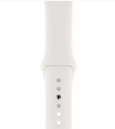 Bracelet sport Apple Watch 42 mm/44 mm/45 mm/49 mm, blanc