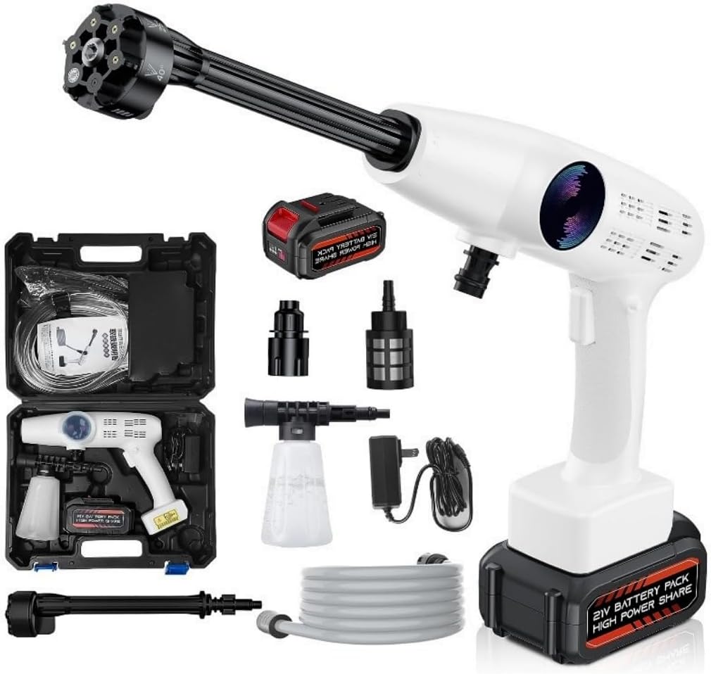 Tragbare kabellose Hochdruck-Wasserpistole LF-CW08 20.000 mAh kabelloser Auto-Hochdruckreiniger