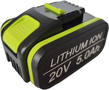 aunstarwei 20 V 5,0 Ah/5000 mAh Lithium-Ionen-Akku Ersatz für WA3551 WA3551.1 WA3553 WA3553.2 WA3641 Akku