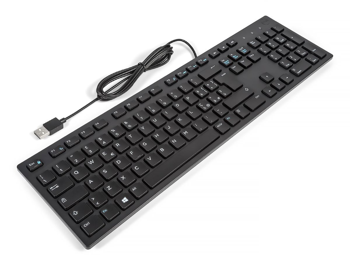 Dell KB216 - Touchscreen - QWERTY - Italienisch - Schwarz