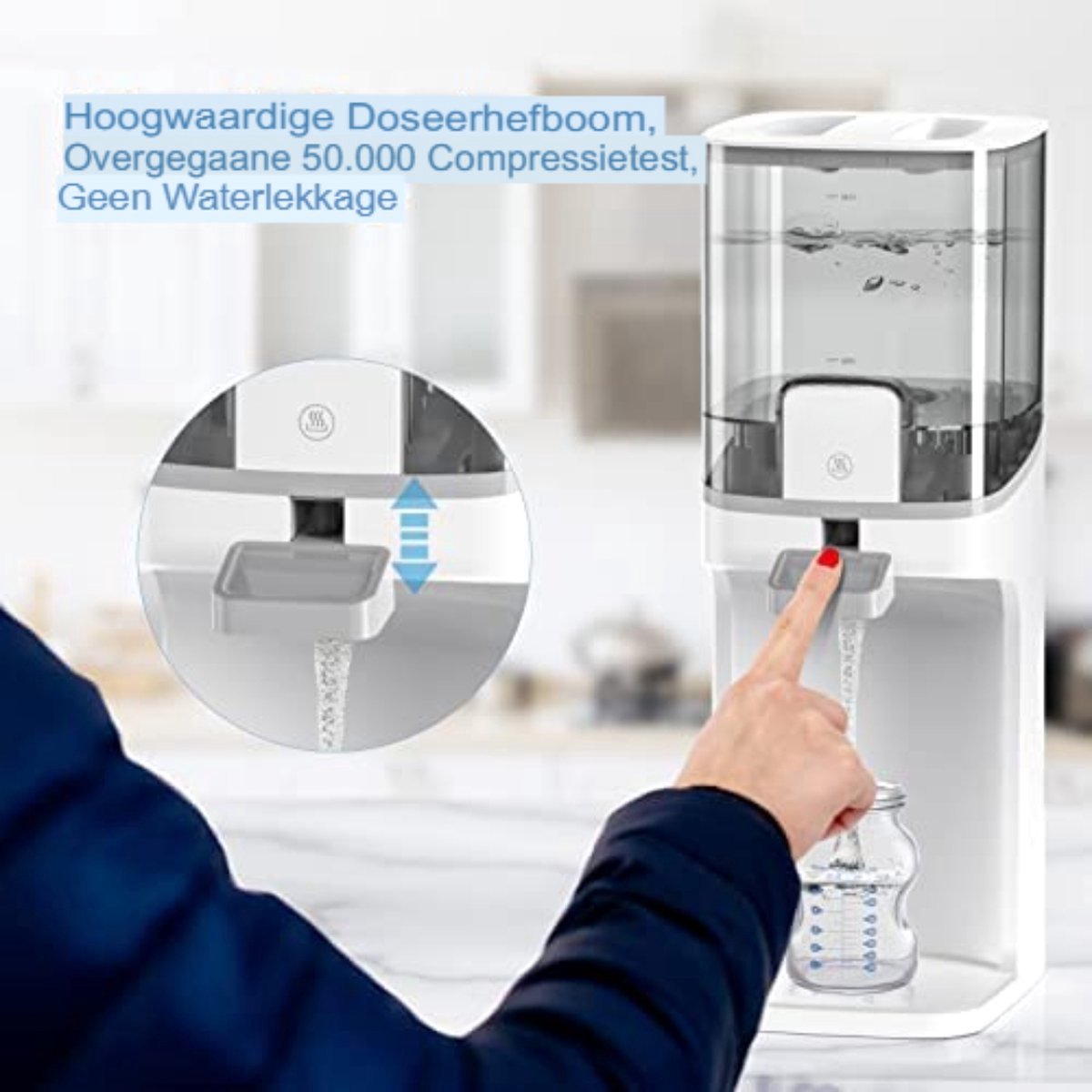 Automatischer Flaschenzubereiter Flaschenwärmer Baby,Instant Warmer,Wasserspender 24H, 3 Modi, 1600 ml