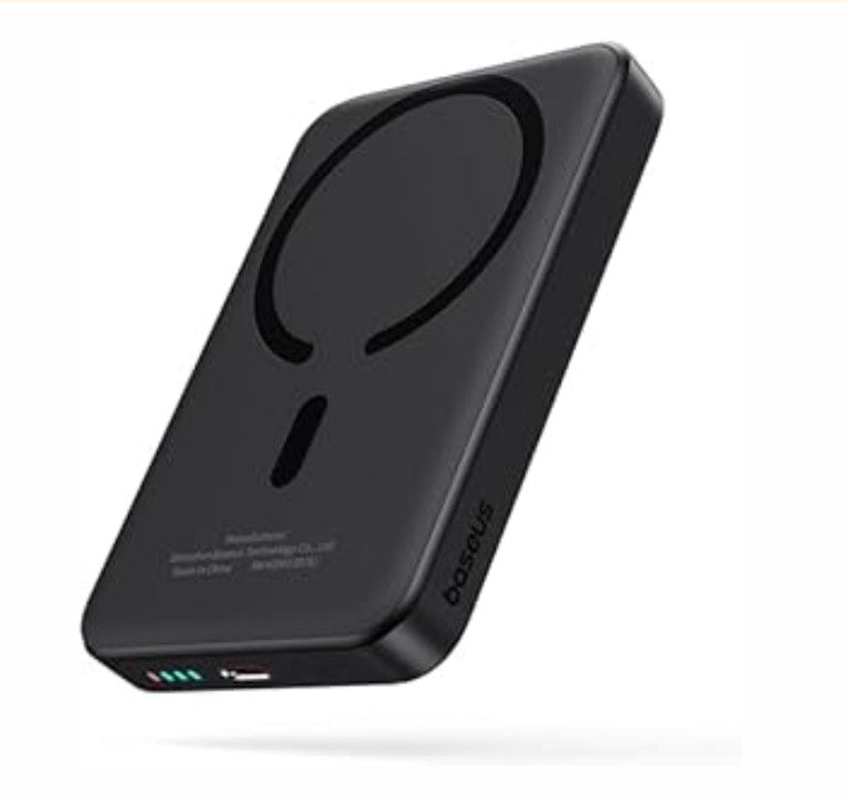 Baseus Magsafe Powerbank 10000mAh, Kabellose Magnetische für iPhone 15/ 14/ 13/ 12