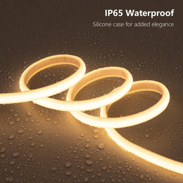 BENLUN AC 220V COB LED Streifen Aussenbereich 20M, 3000K Warmweiß LED Strip