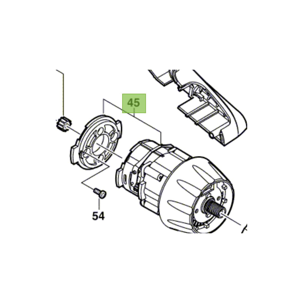 Bosch Getriebe für Schlagbohrmaschine PSR 18 LI-2 (2609001721)