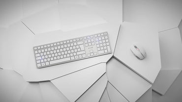 CHERRY DW 9100 SLIM Ensemble clavier et souris sans fil, argent, blanc
